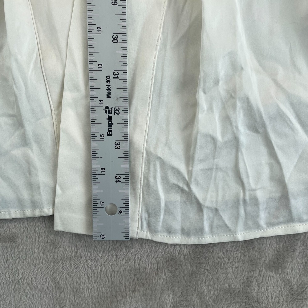 LUNYA Washable Silk Robe Women Large Tranquil White Removal Belt‎ Pockets $278 - Picture 8 of 9
